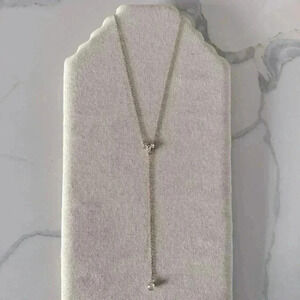 J. Crew Dainty ‘Y’  Jewelled Necklace